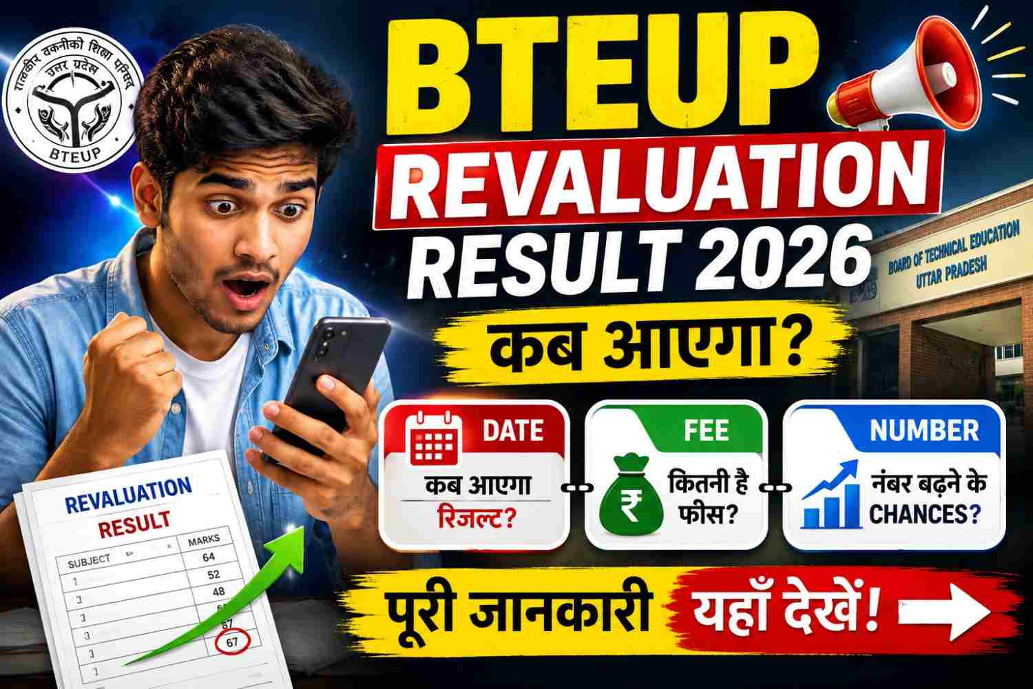 BTEUP Revaluation Result 2026