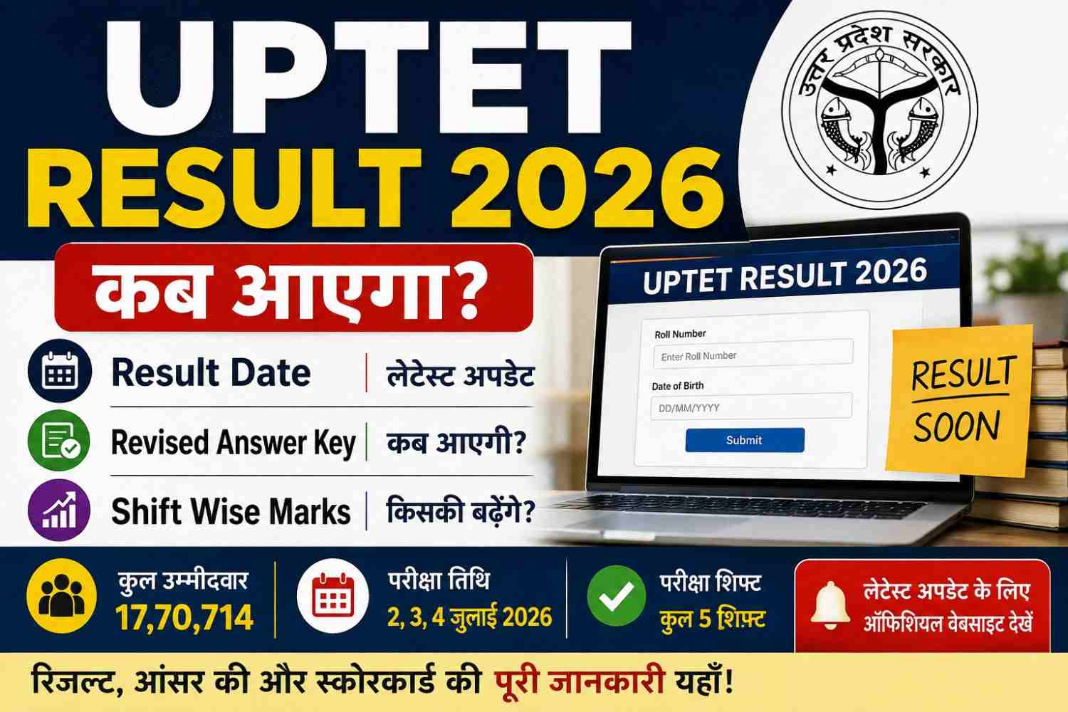 UPTET Result 2026