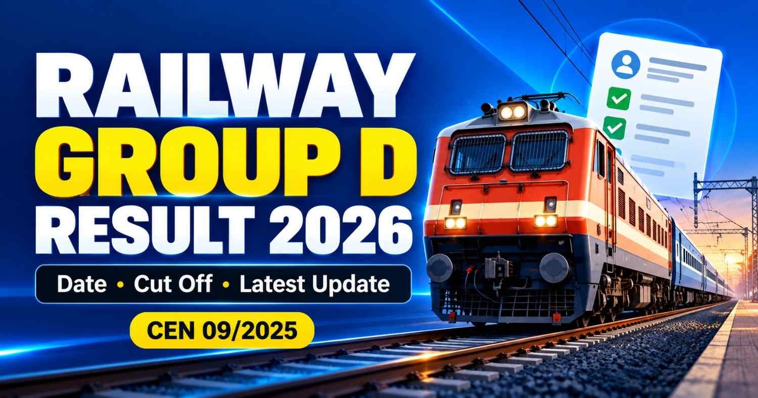 Railway Group D Result 2026 CEN 09/2025 latest update and cut off