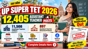 UP Super TET 2026 notification 12405 posts